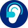 Path selection hearing aid icon